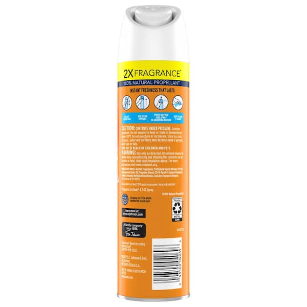 Glade 8.3 oz. Hawaiian Breeze Air Freshener Spray (6-Pack), Orange