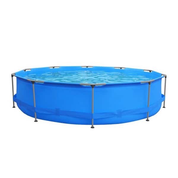 JLeisure Avenli Frame Round 9' Wide 30" Tall 1,158 Gal Swimming Pool