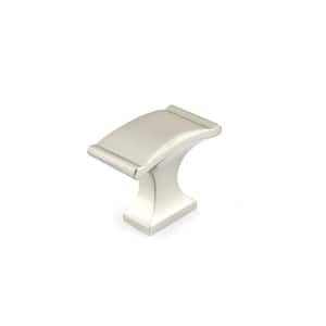 Teramo 1-3/8 in. (35 mm) x 3/4 in. (20 mm) Brushed Nickel Traditional Rectangular Cabinet Knob