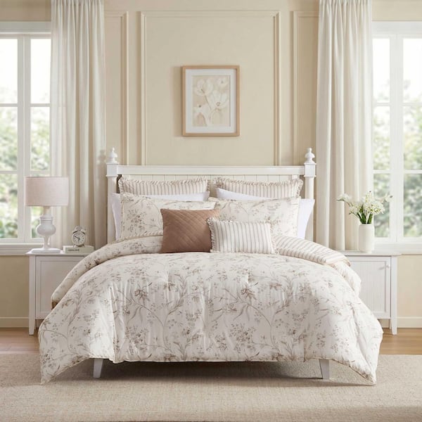 Laura Ashley - Floral - Comforters - The Home Depot