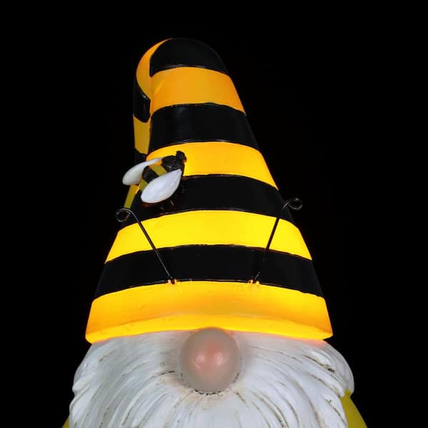 Bumble Bee Gnomes Door Sign Bee Gifts Yellow & Black Wood Door Hanger Bee