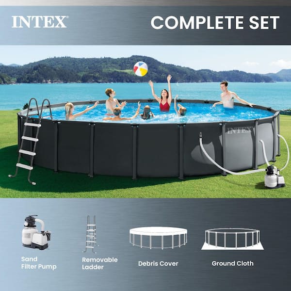Intex 22 ft. x 48 in. Ultra XTR Round Frame Above Ground Swimming