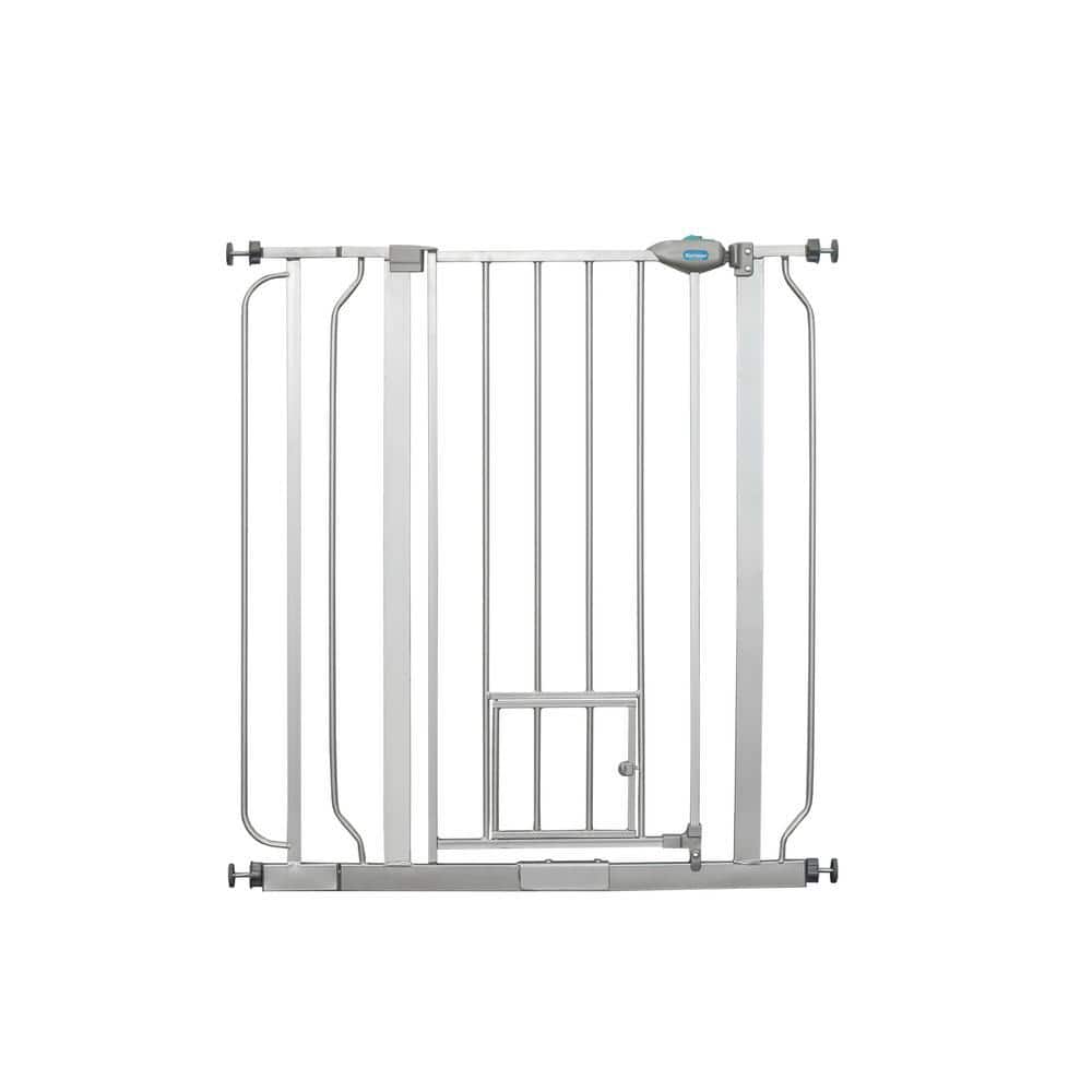 Carlson Extra Tall Walk-Through Pet Gate with Small Pet Door, Platinum price history on PriceWatchPro