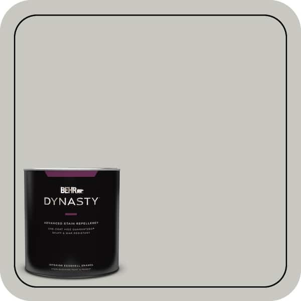BEHR DYNASTY 1 qt. #N360-2 Silver Marlin Eggshell Enamel Interior Stain-Blocking Paint & Primer