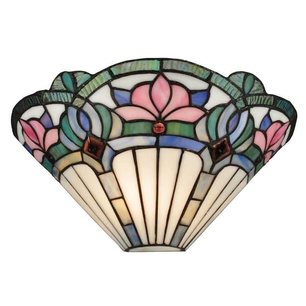 Dale Tiffany Windham 1-Light White Sconce