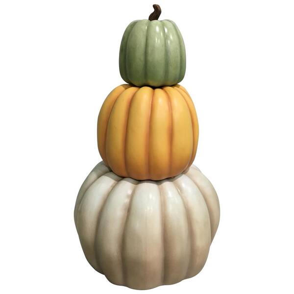 Home Accents Holiday 26.5 in. H Harvest Stackable Pumpkins