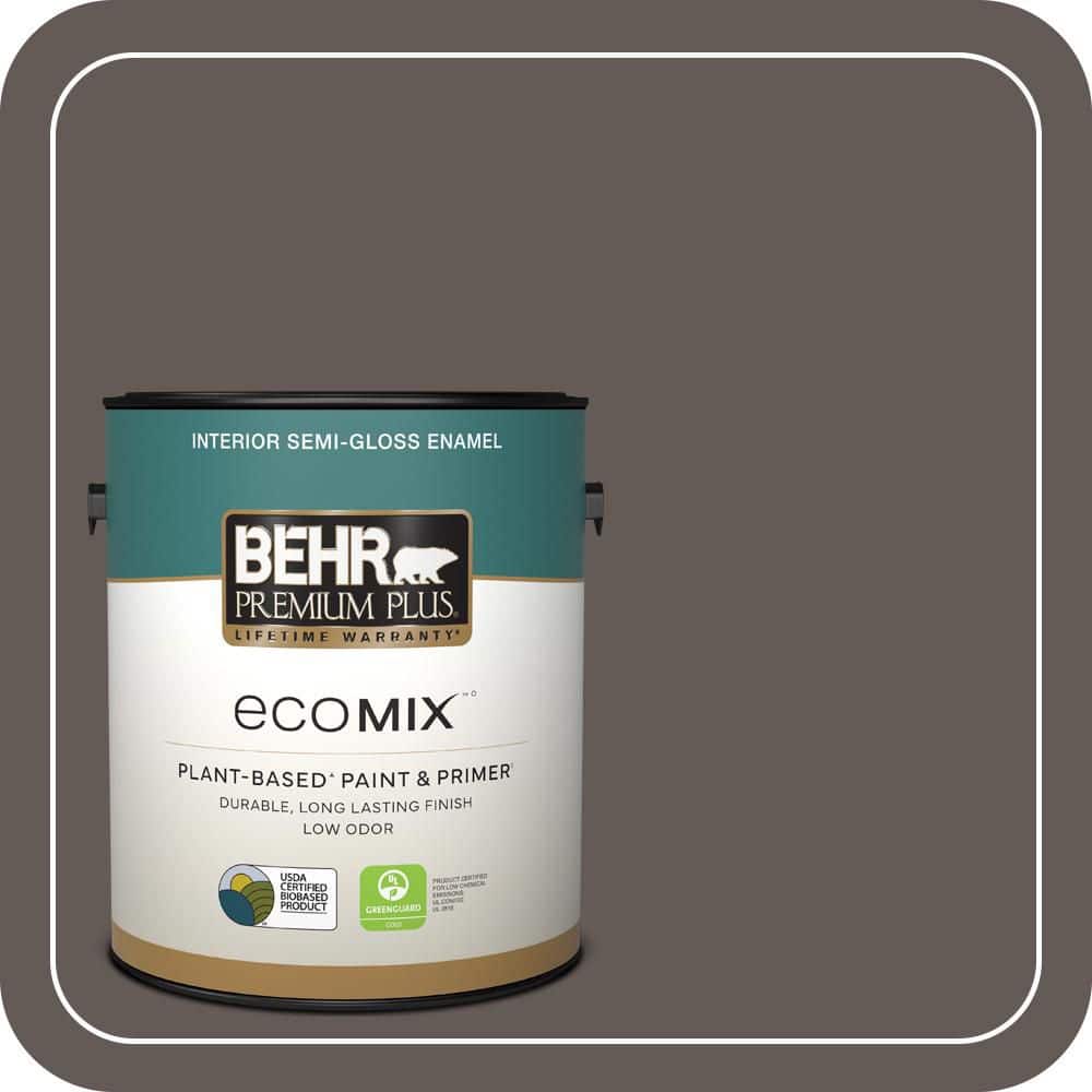 1 gal. #BXC-71 Wood Acres Semi-Gloss Enamel EcoMix Plant-Based Interior Paint & Primer price history on PriceWatchPro