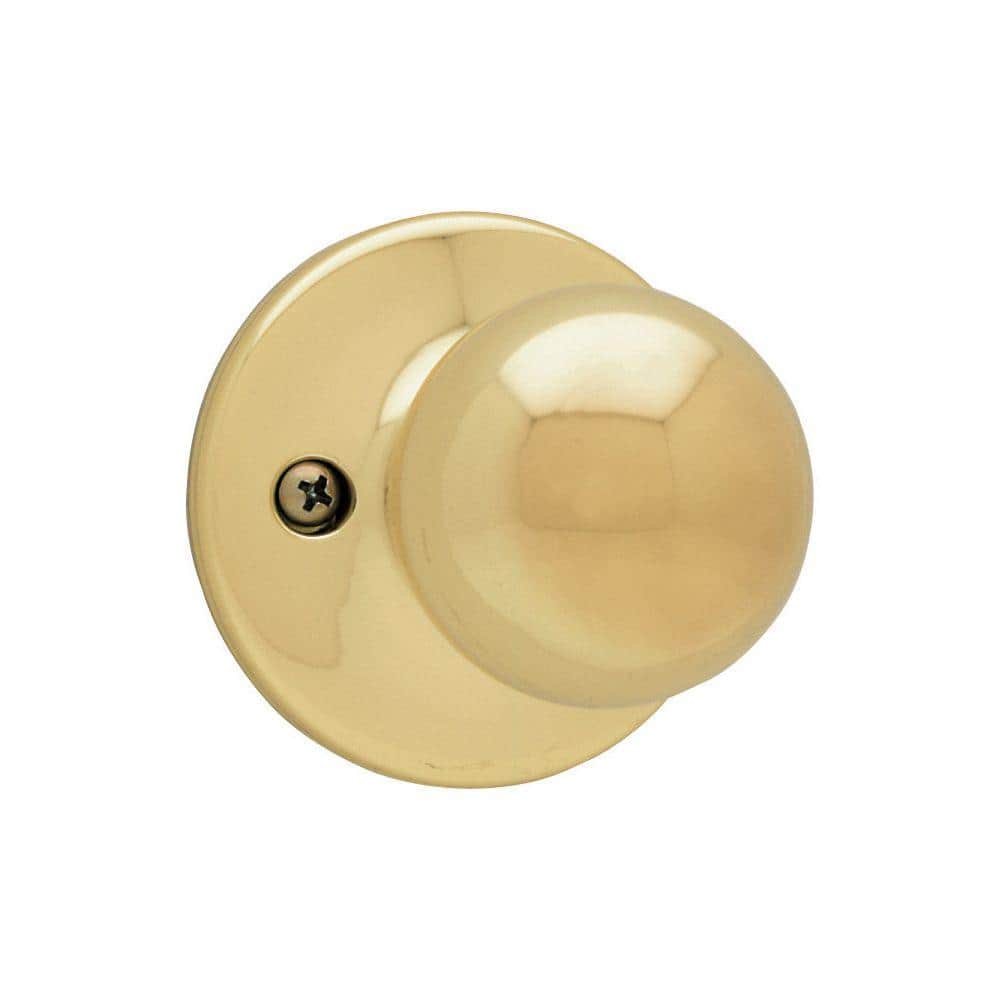 UPC 042049459999 product image for Polo Polished Brass Dummy Door Knob | upcitemdb.com