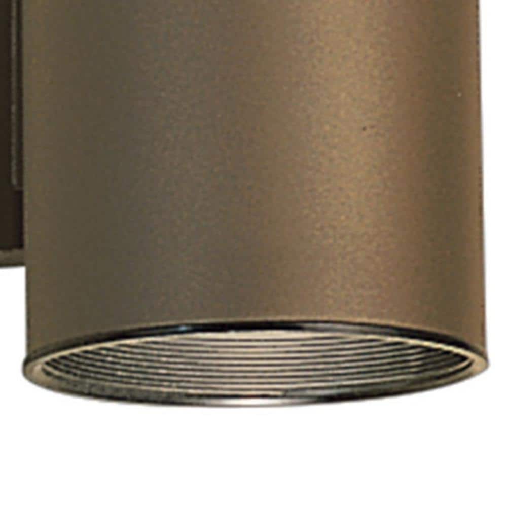 Architectural Bronze Modern 7" Cylinder Wall Sconce