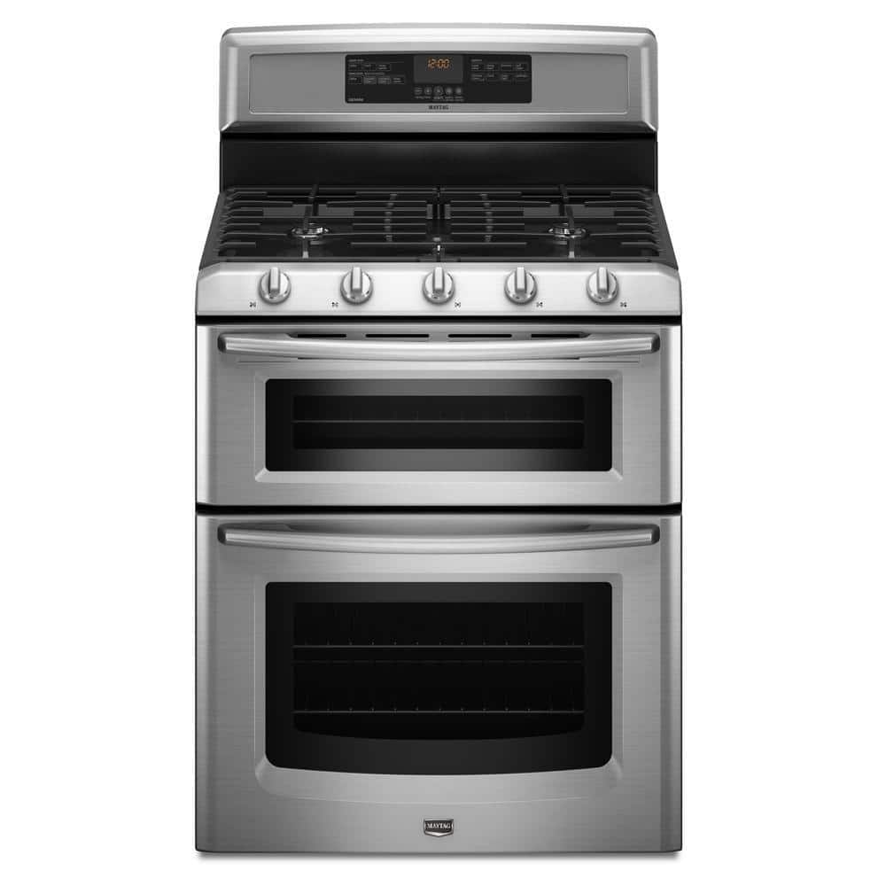 Maytag Gemini 6 cu. ft. Double Oven Gas Range with Self-Cleaning