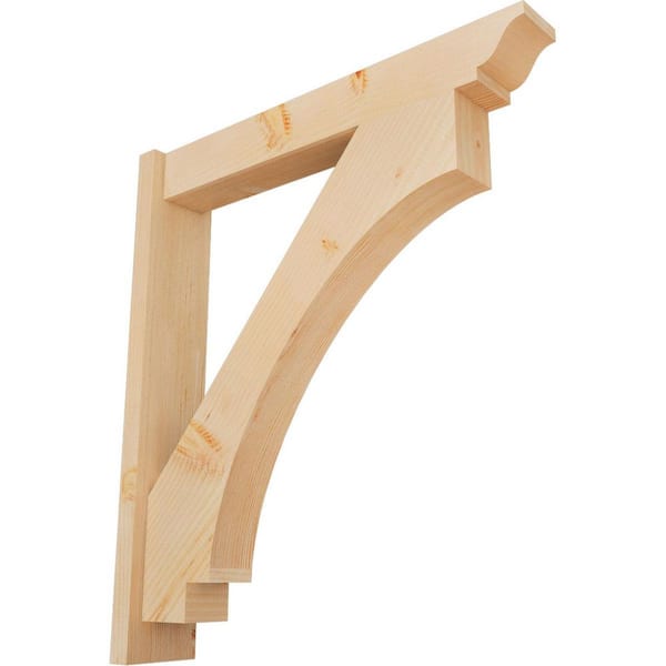 Ekena Millwork 6 in. x 34 in. x 30 in. Douglas Fir Imperial Traditional Smooth Outlooker