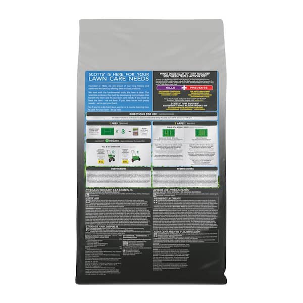 Scotts Turf Builder 26.84 lb. 8,000 sq. ft. Triple Action Southern Lawn Fertilizer Scotts Turf Builder 26.84 lb. 8,000 sq. ft. Triple Action Southern Lawn Fertilizer