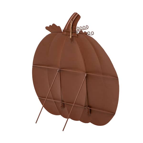 Reviews for Glitzhome 36 in. H Fall Oversized Metal Pumpkin