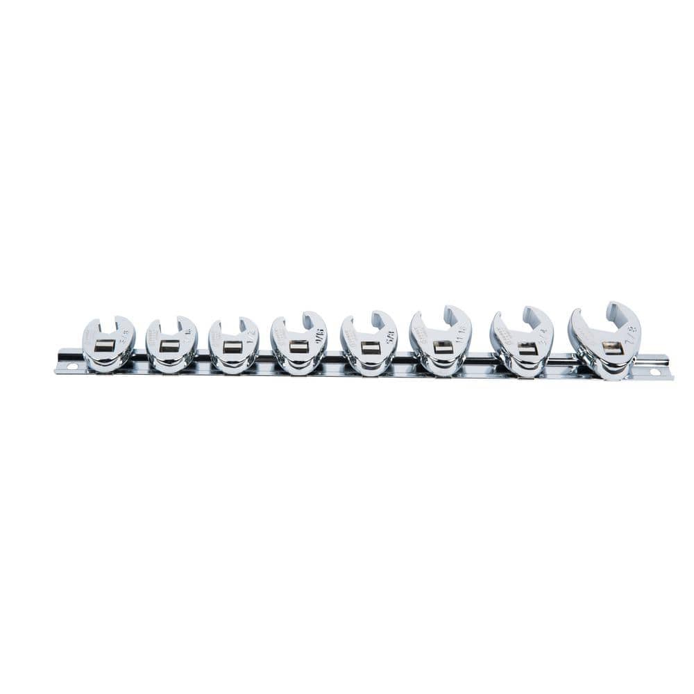 3/8 in. Drive Fractional Crowfoot Flare Nut Wrench Set (8-Piece) price history on PriceWatchPro