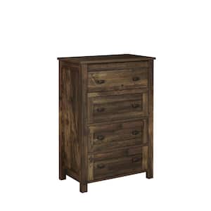 Brownwood Rustic 4-Drawer Dresser