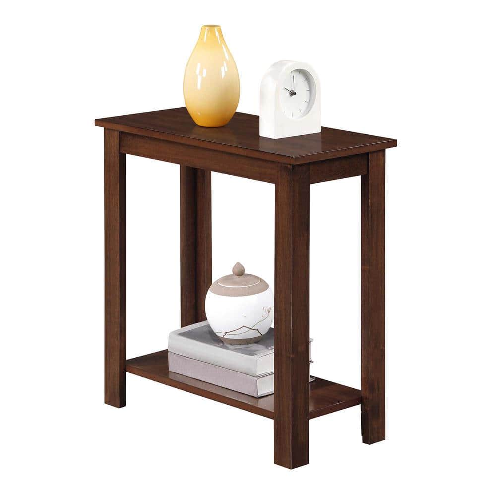 Designs2Go Baja 12 in. White Standard Rectangular Wood End Table with Shelf - thumbnail 9