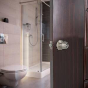 Saturn Stainless Steel Bed/Bath Privacy Door Knob