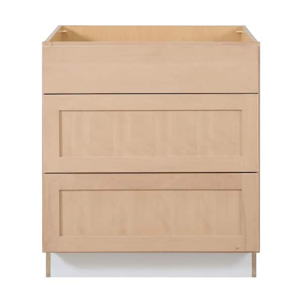 Hampton Bay 30 in. W x 24 in. D x 34.5 in. H Ready to Assemble Drawer ...