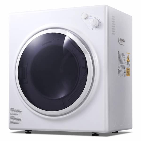 3.5 cu. ft. Vented Front Load Dryer in White with Multiple Filtration System, 4-Drying Modes and Stainless Steel Tub