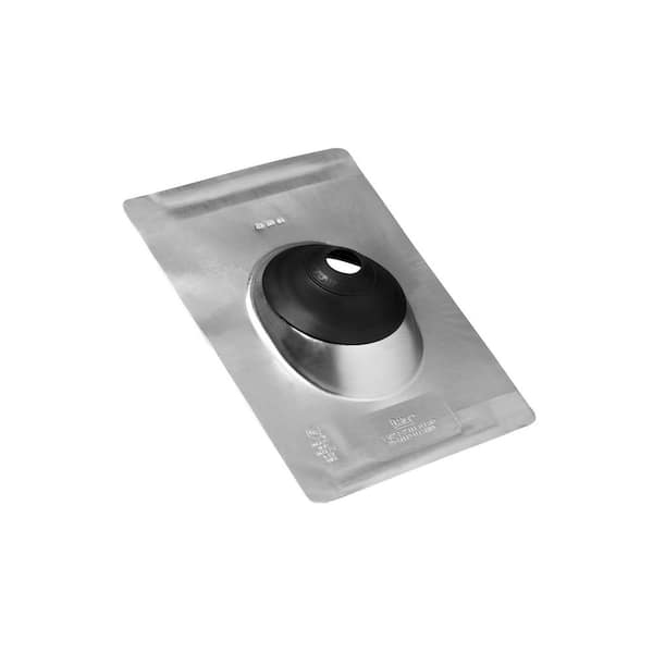Oatey No-Calk 10-3/4 in. x 14-1/2 in. Galvanized Steel Drip Edge Vent Pipe Roof Flashing