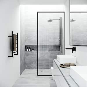 Gardenia 39 in. H x 4 in. W 2-Jet Shower Panel System with Adjustable Round Head and Hand Shower Wand in Stainless Steel