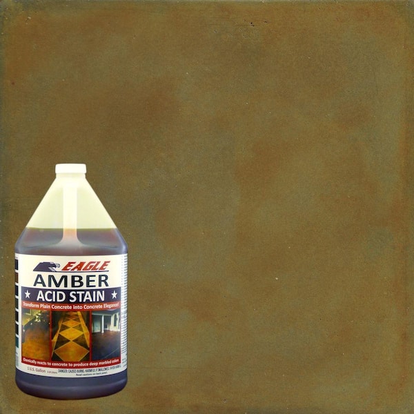 Eagle 1 Gal. Amber Concrete Acid Interior/Exterior Stain