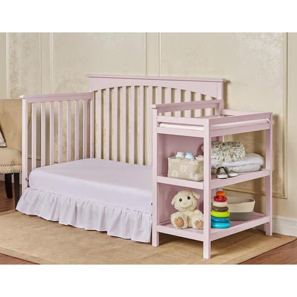 Lavender Breathable 6 Core Crib, Crib Size Toddler Bunk Beds