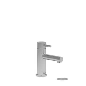 GS Single-Handle Single-Hole Bathroom Faucet with Drain Kit Included in Chrome