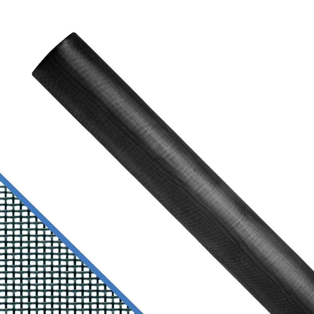 84 in. x 100 ft. Charcoal Pool and Patio Premium Polyester P4 Screen Roll