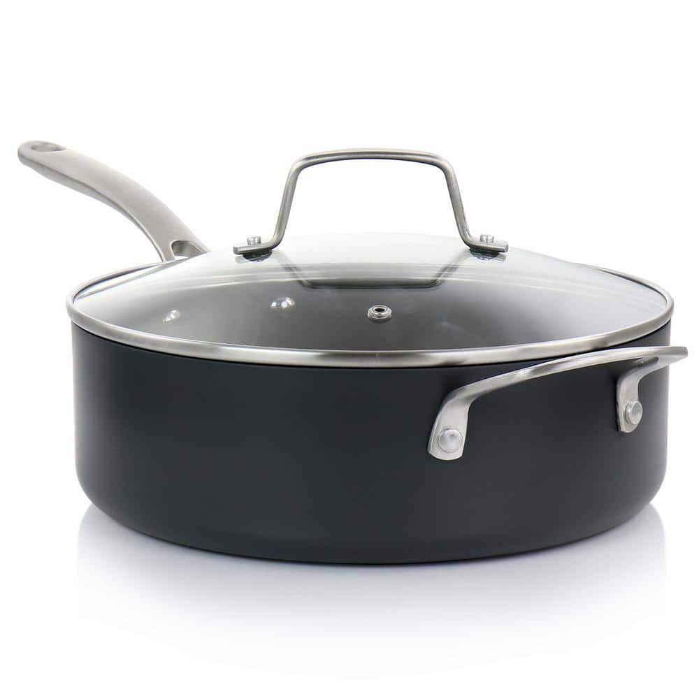 10 Piece Black Nonstick Aluminum Cookware Set