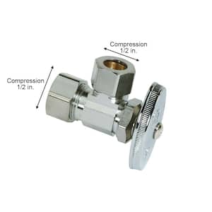 1/2 in. Compression Inlet x 1/2 in. Compression Outlet Multi-Turn Angle Valve