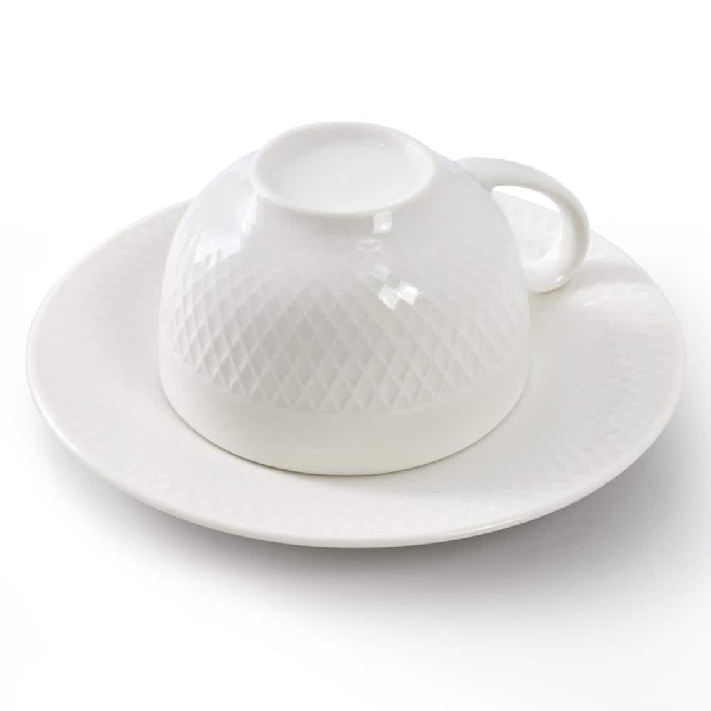Luna 12 Piece 3 Ounce Porcelain Espresso Cup Set - Thumbnail 3