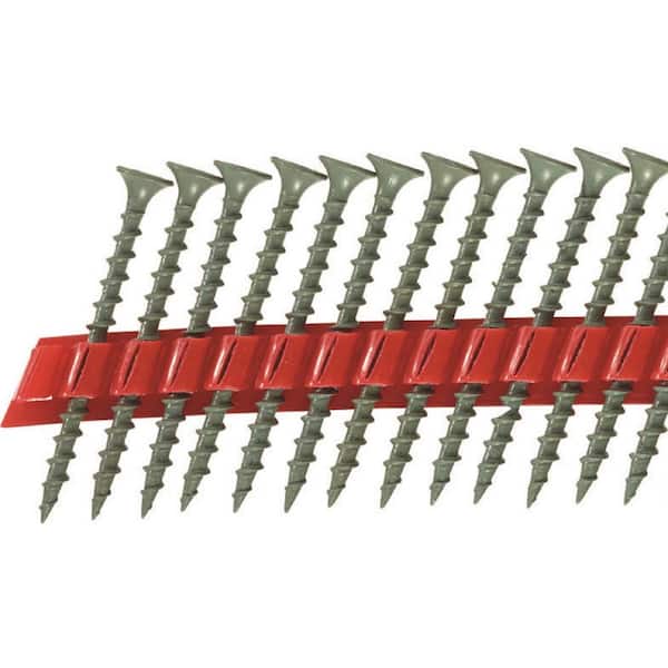Hilti #6 x 2 in. Kwik-Cote Plated Bugle Head Stitch Point Collated Drywall  Screw (4000-Pack) 2133715 - The Home Depot