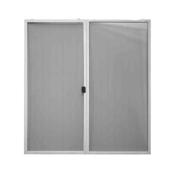 Steves & Sons 58-1/4 in. x 77-1/4 in. White Sliding Patio Screen Door Kit