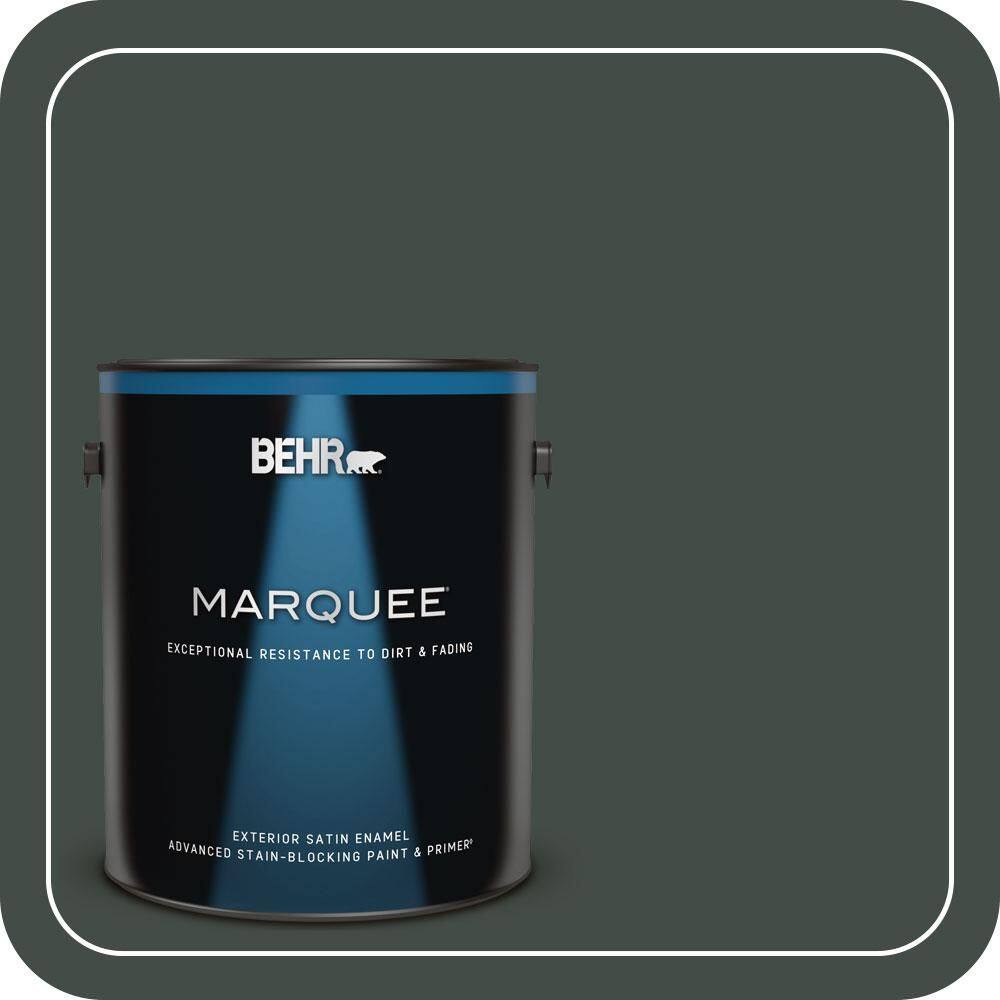 1 gal. Home Decorators Collection #HDC-CL-21 Sporting Green Satin Enamel Exterior Paint & Primer product image for price tracking