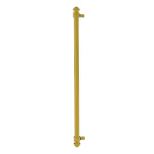 Allied Brass 402G-RP-SN 18 Inch Refrigerator Pull with Groovy Accents Satin Nickel 