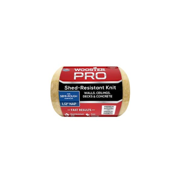 4 in. x 1/2 in. Pro Surpass Shed-Resistant Knit High-Density Fabric Roller Cover
