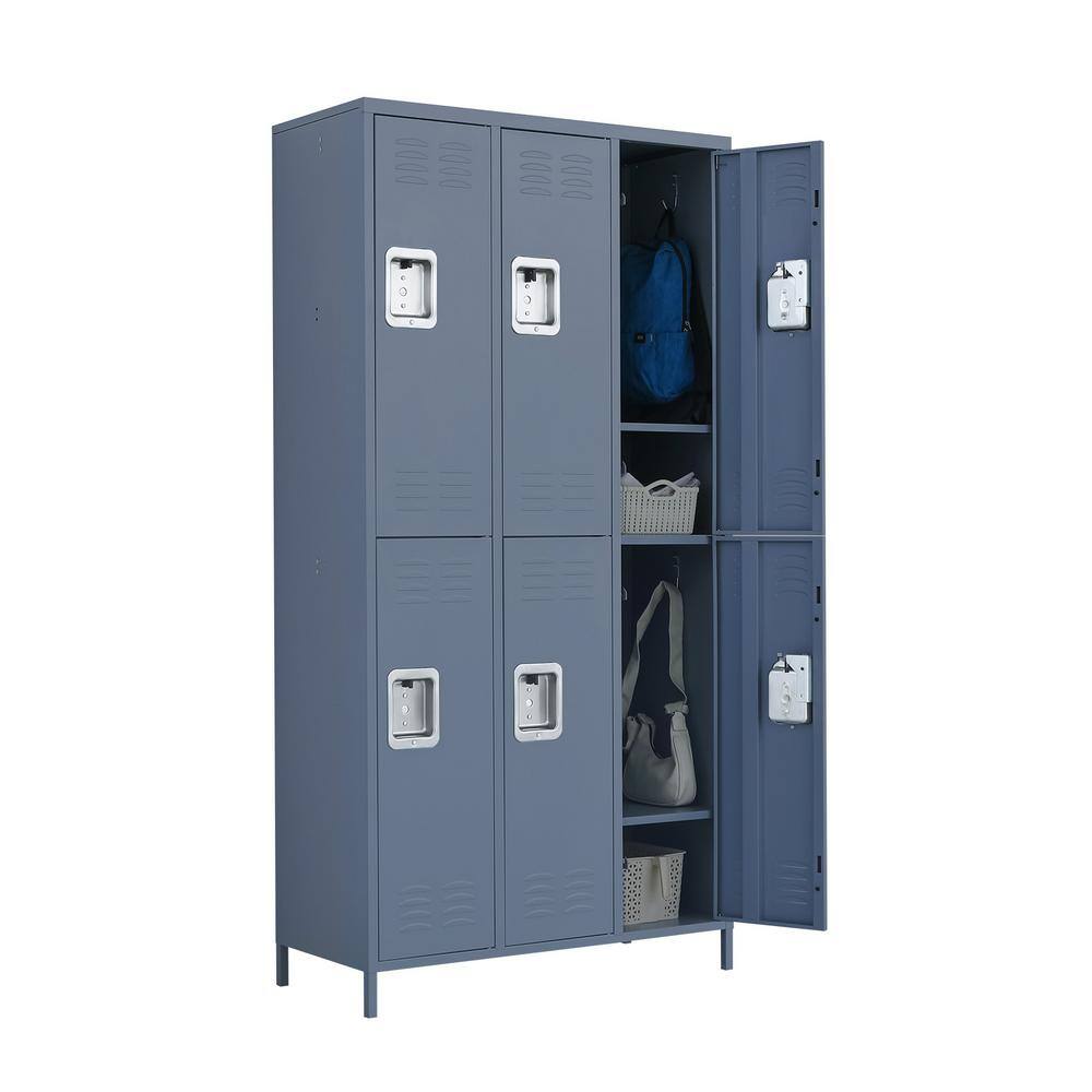 Kaikeeqli Steel Freestanding Storage Cabinet 72 in.H x 35.43 in.W x 15. ...