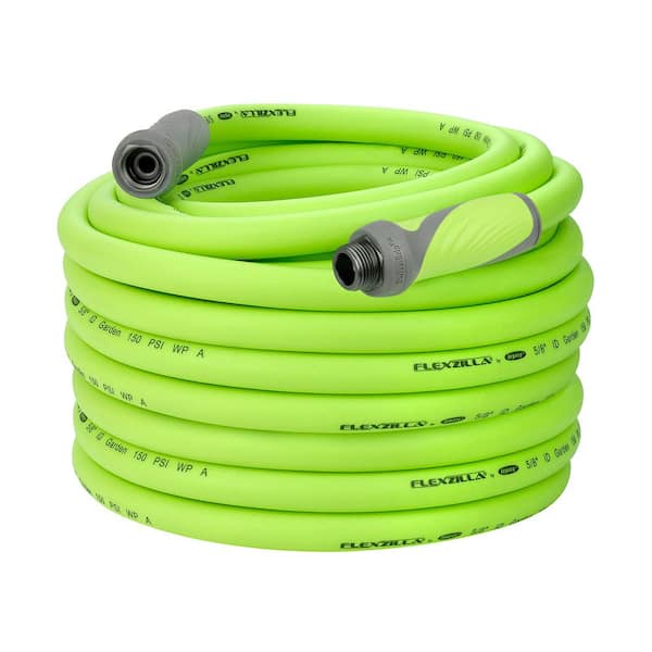 5/8 in. x 100 ft. ZillaGreen SwivelGrip Garden Hose with 3/4 in. GHT Fittings