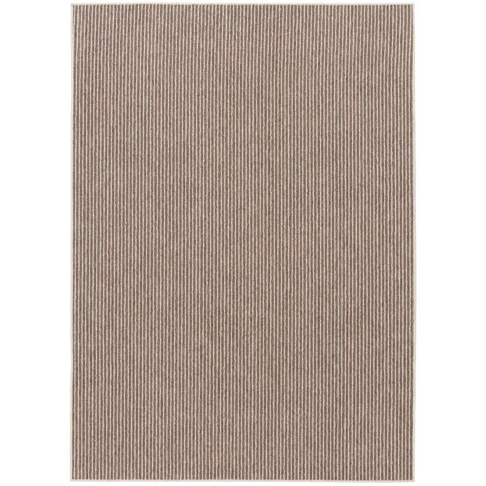 Brown Striped 8 ft. x 10 ft. Area Rug
