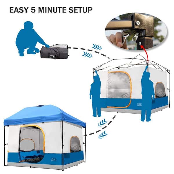 zelten geschirr Camping-Geschirr Set 12-teilig Maritim Blau Weiß 4 Personen Picknick — LS-LebenStil Grand Canyon Atlanta Kuppelzelt, French Duration:One-Day