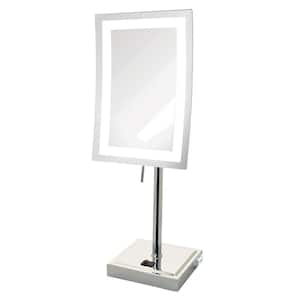 6.5 in. x 17 in. LED Lighted Table Makeup Mirror