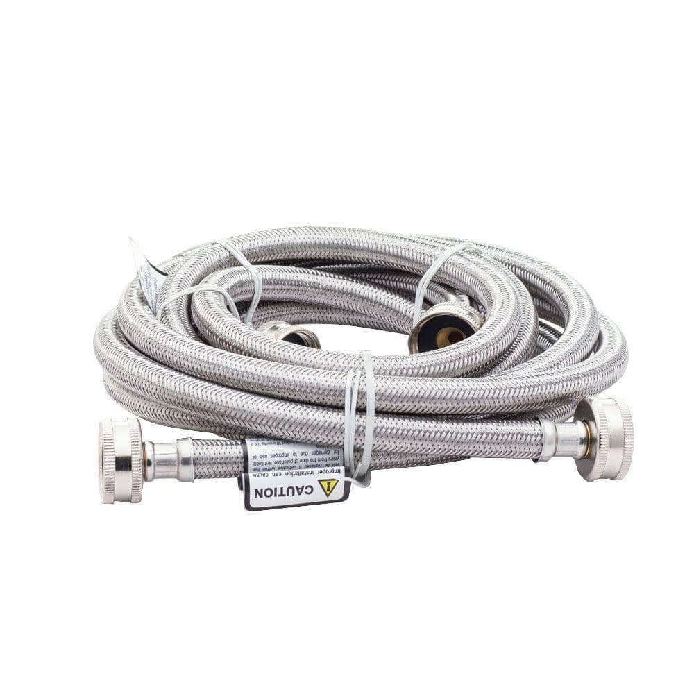 Smart Choice 6 ft. Stainless Steel Fill Hose (2-Pack)