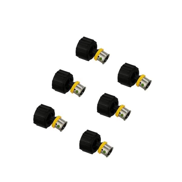 Manabloc 1/2 in. Press x Port Polymer Port Adapter Sweep (6-Pack)