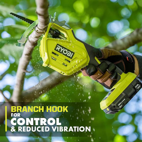 RYOBI ONE+ 18V Cordless Pruner and Reciprocating Saw (2-Tool