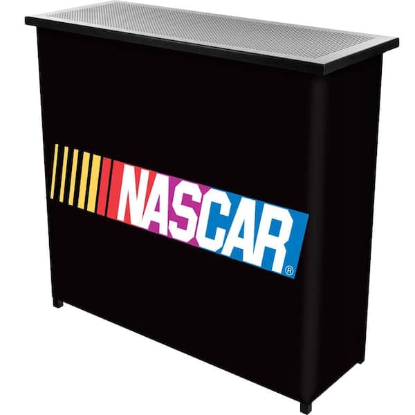 Trademark NASCAR 2-Shelf Black Bar with Case