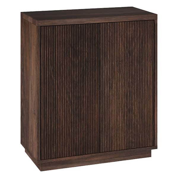 Meyer&Cross Alston 27.75 in. Alder Brown Rectangular Accent Cabinet ...