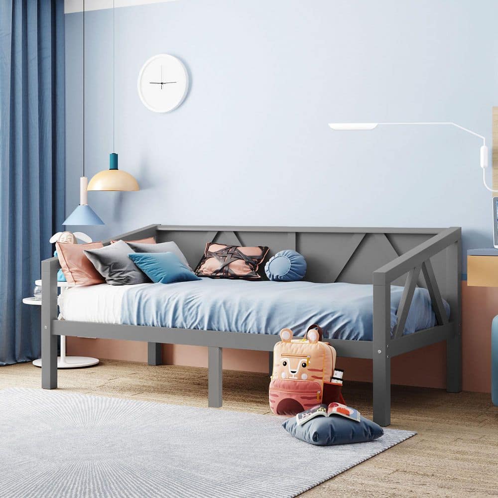 Gray Wood Frame Twin Size Daybed price history on PriceWatchPro