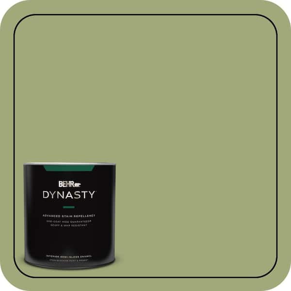 BEHR DYNASTY 1 qt. #T18-16 Nurturing Semi-Gloss Enamel Interior Stain-Blocking Paint and Primer