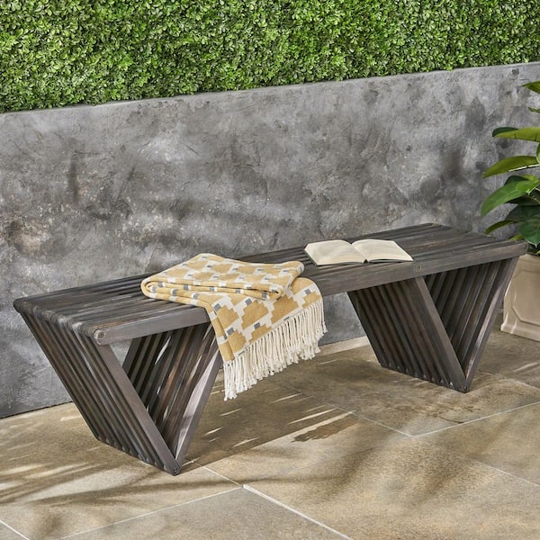 Coporesell 1-Piece Wood Outdoor Bench